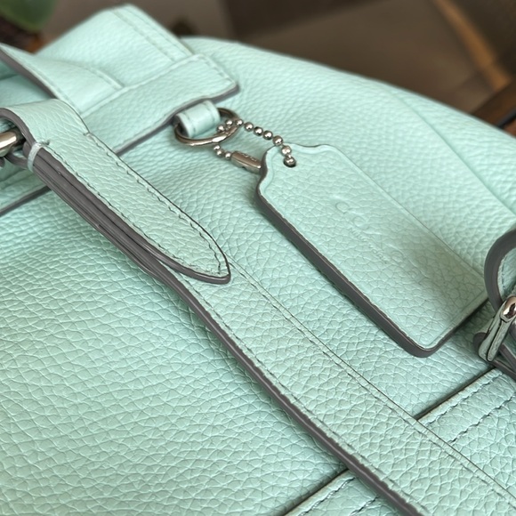 COACH MINI LEATHER Backpack ( mint green) - Picture 15 of 15